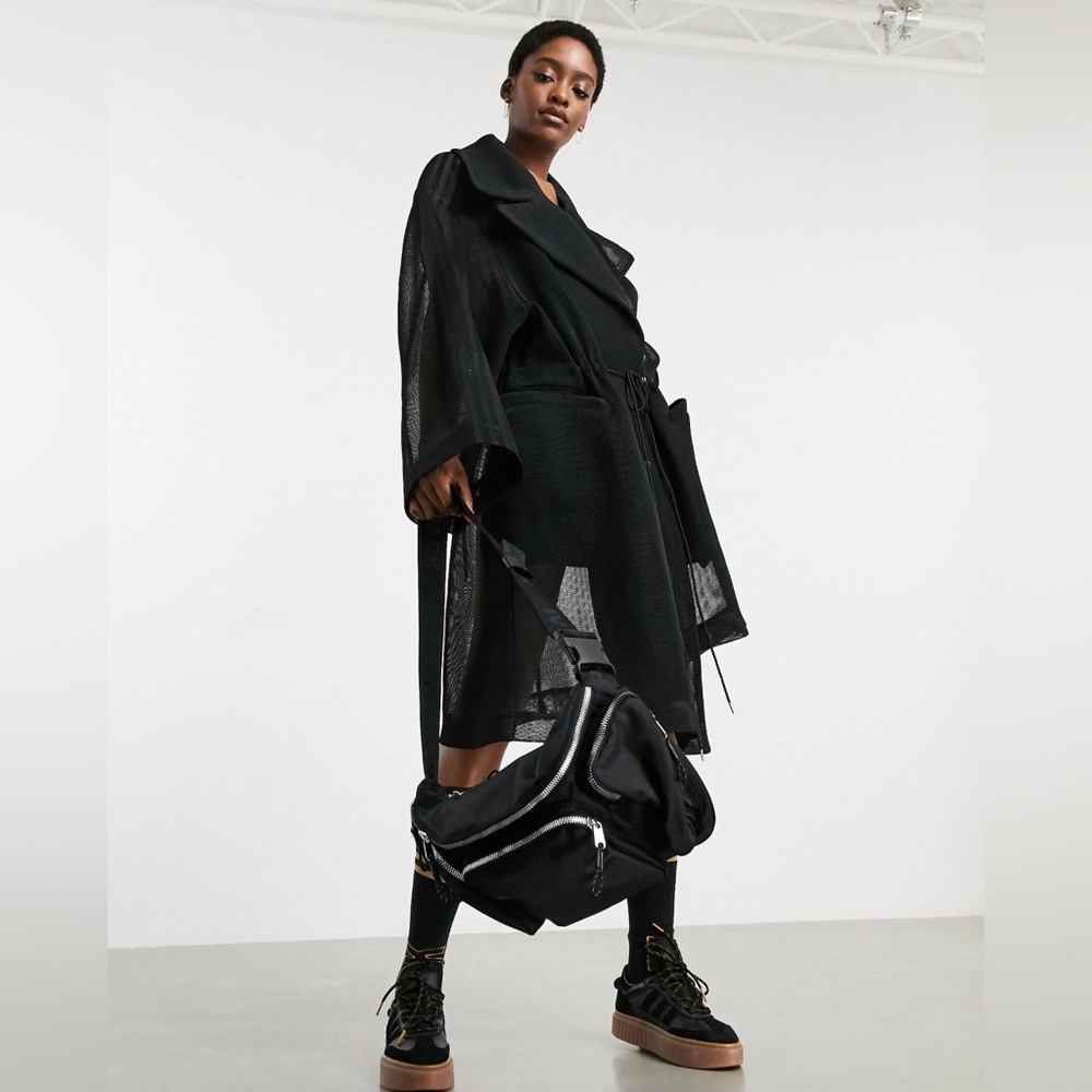 IVY PARK Black Sheer Jacket